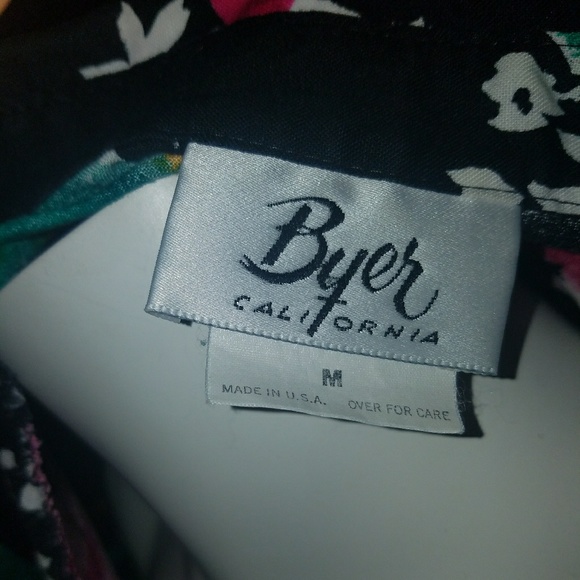 80's Vintage Byer California Tropical CROP Top - Picture 5 of 5